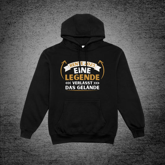 Rente 2025 - Eine Legende verlässt das Gelände - Hoodie (Unisex)
