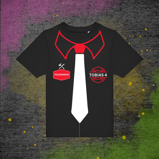 Kindershirt Feuerwehruniform (Einseitig bedruckt) Personalisierbar