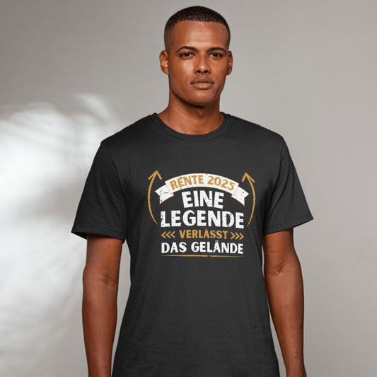 Rente 2025 - Eine Legende verlässt das Gelände - Shirt (Unisex)